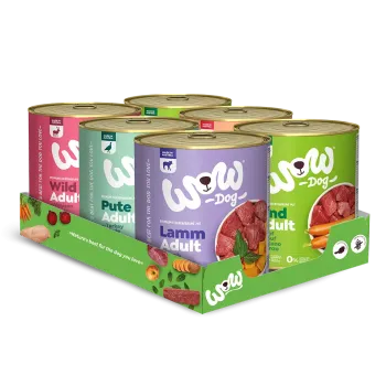 Wow Dog Adult Multipack 6x800g Dosen